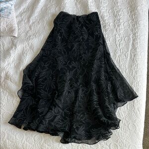 Nomadic Traders Black High Low Skirt